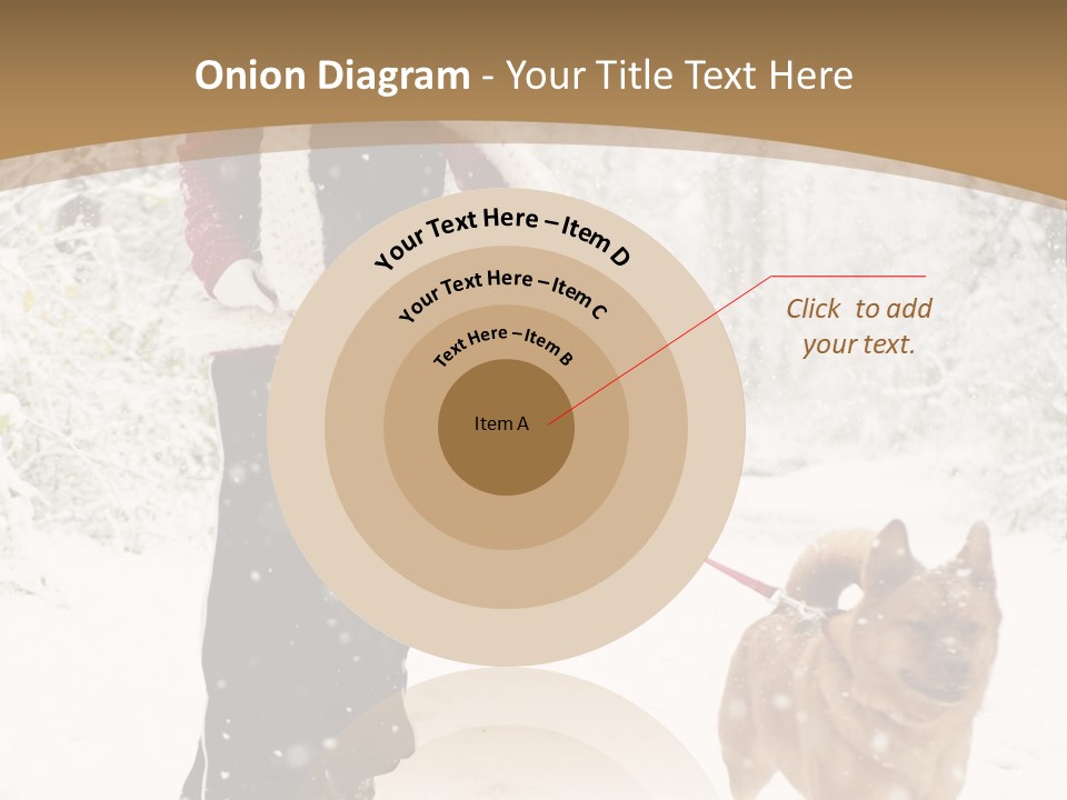 Trees Outside Path PowerPoint Template