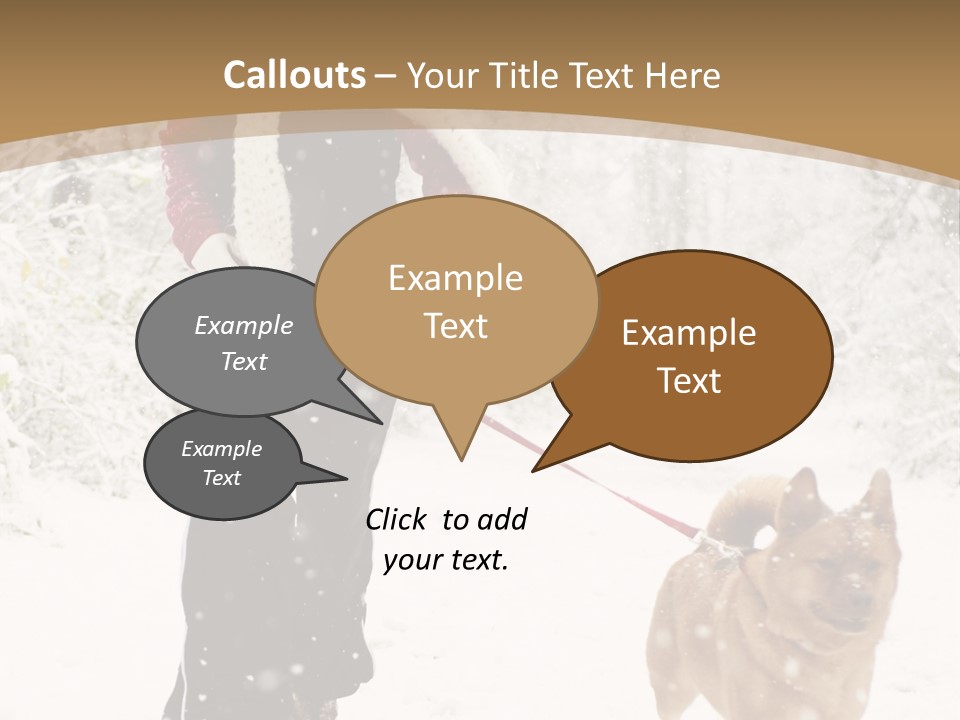 Trees Outside Path PowerPoint Template