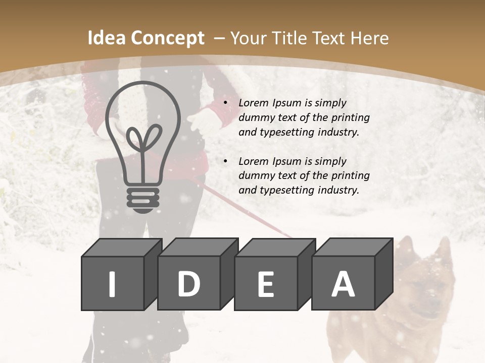 Trees Outside Path PowerPoint Template