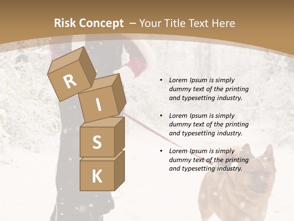 Trees Outside Path PowerPoint Template