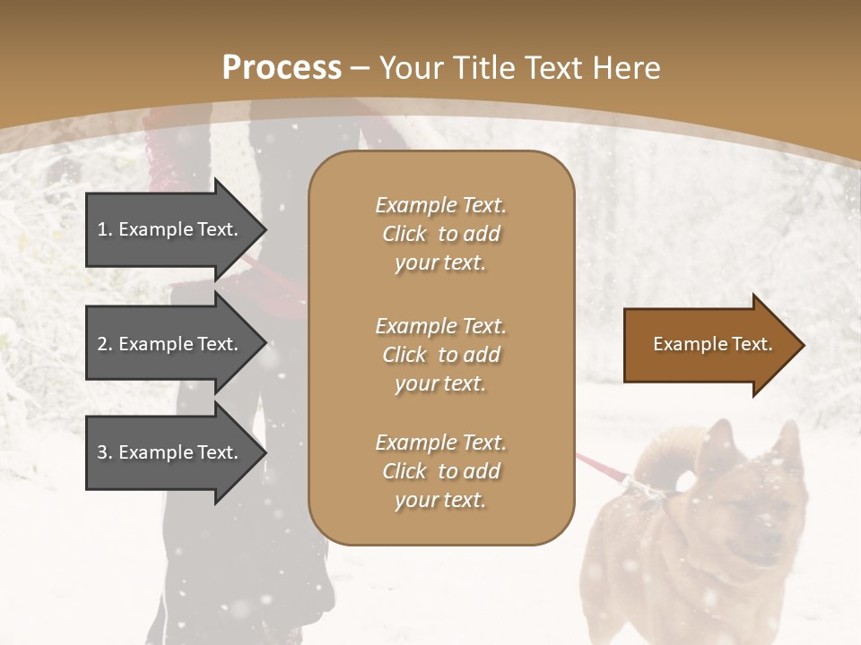 Trees Outside Path PowerPoint Template