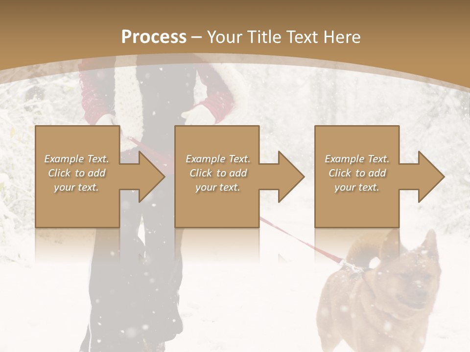 Trees Outside Path PowerPoint Template