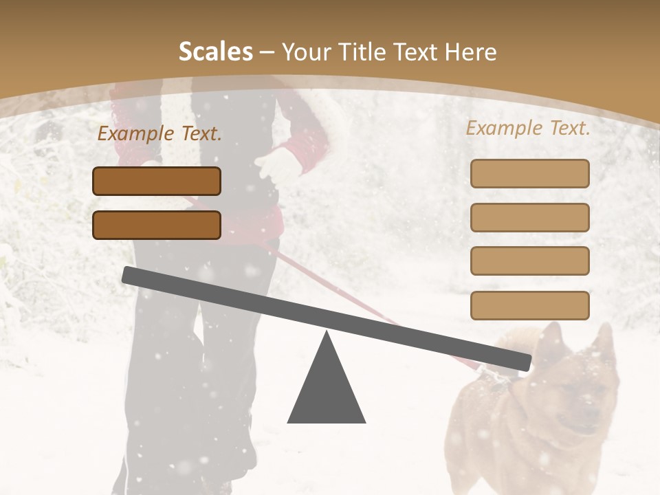 Trees Outside Path PowerPoint Template