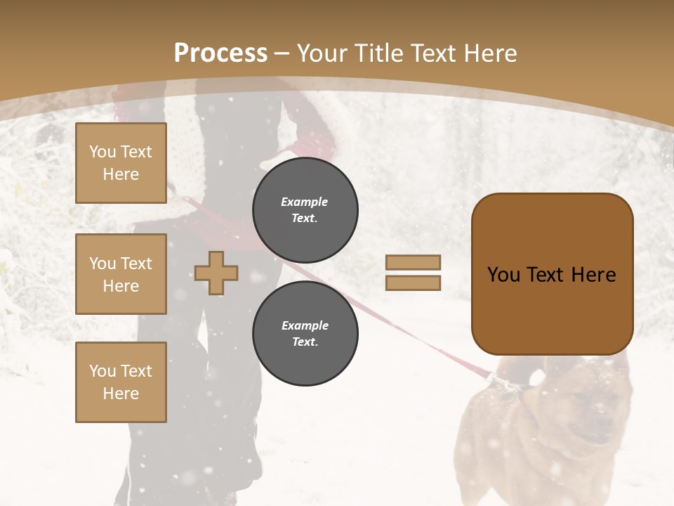 Trees Outside Path PowerPoint Template