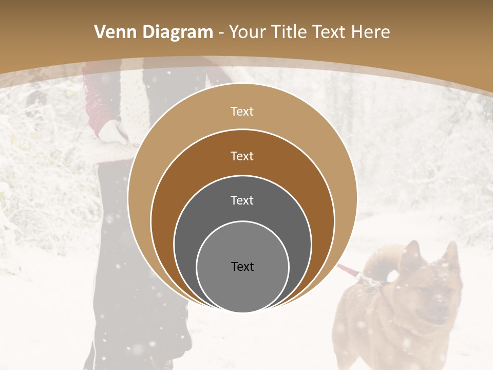 Trees Outside Path PowerPoint Template