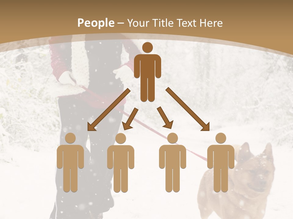 Trees Outside Path PowerPoint Template