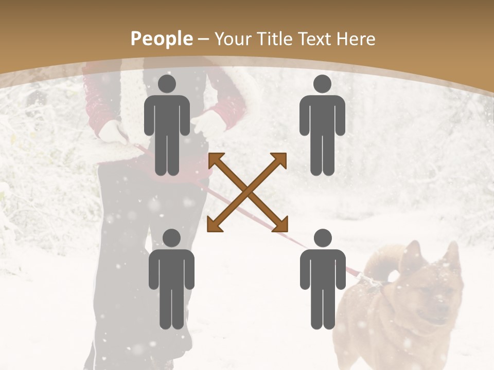 Trees Outside Path PowerPoint Template