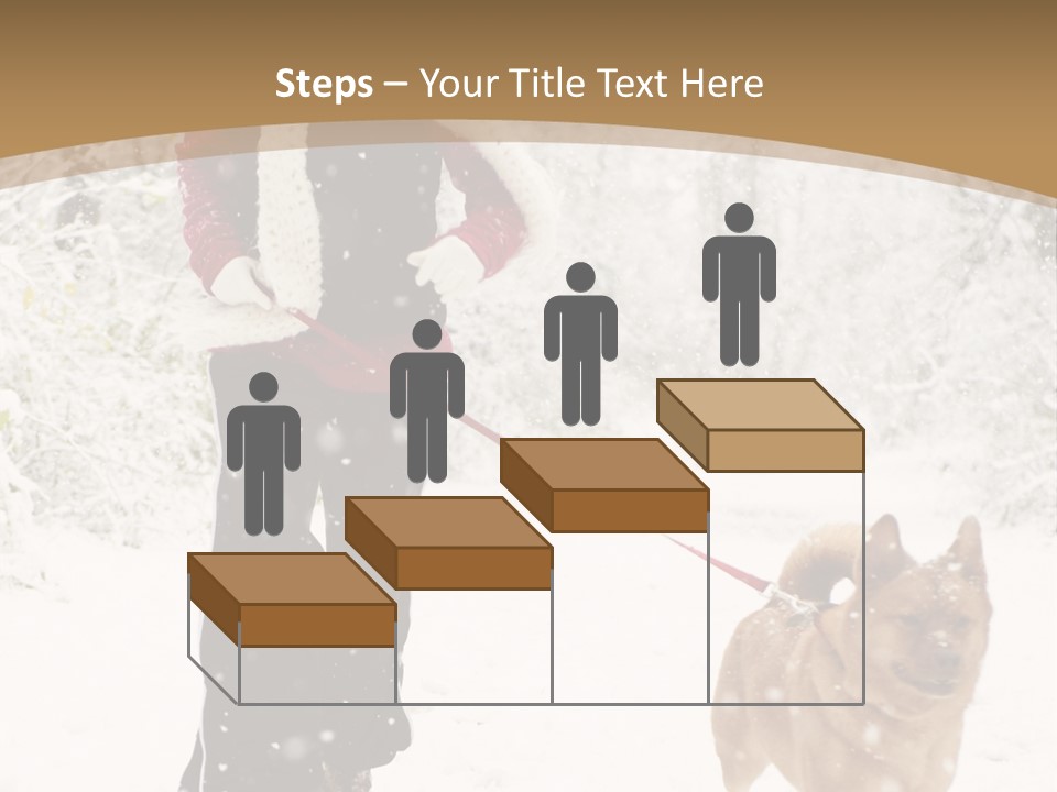 Trees Outside Path PowerPoint Template
