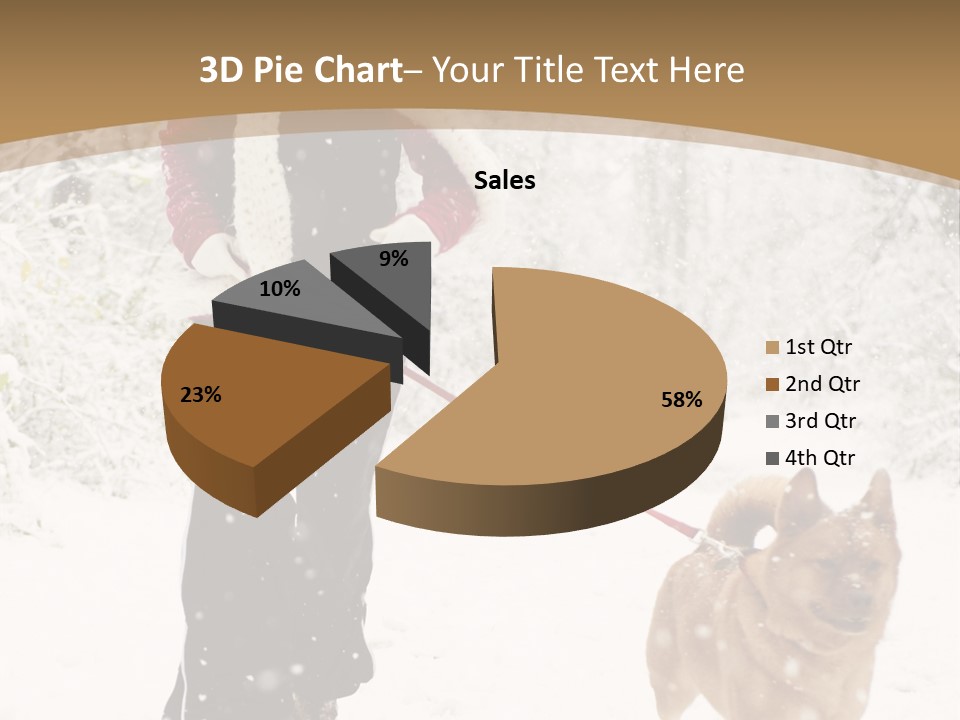 Trees Outside Path PowerPoint Template