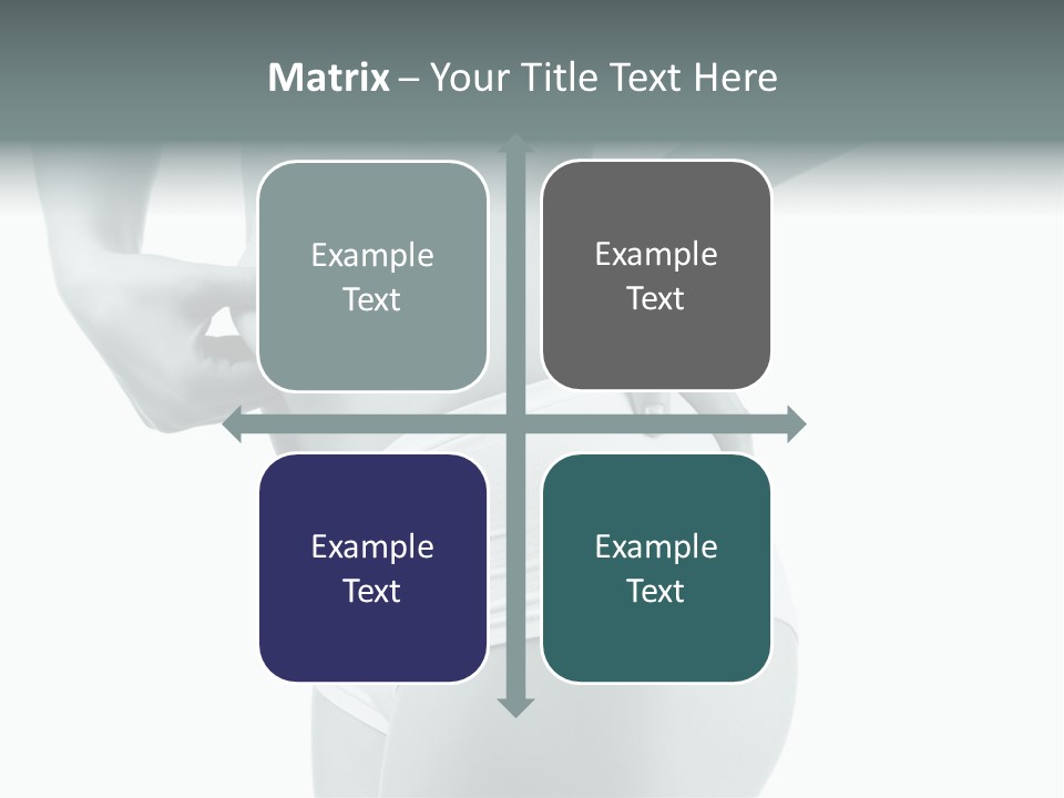 Girl Human Cellulite PowerPoint Template