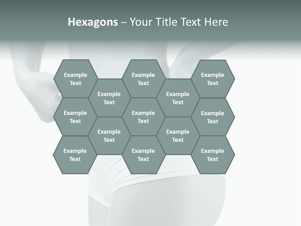 Girl Human Cellulite PowerPoint Template