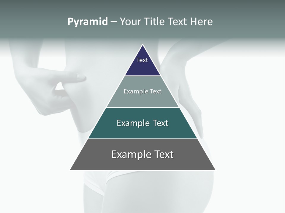 Girl Human Cellulite PowerPoint Template