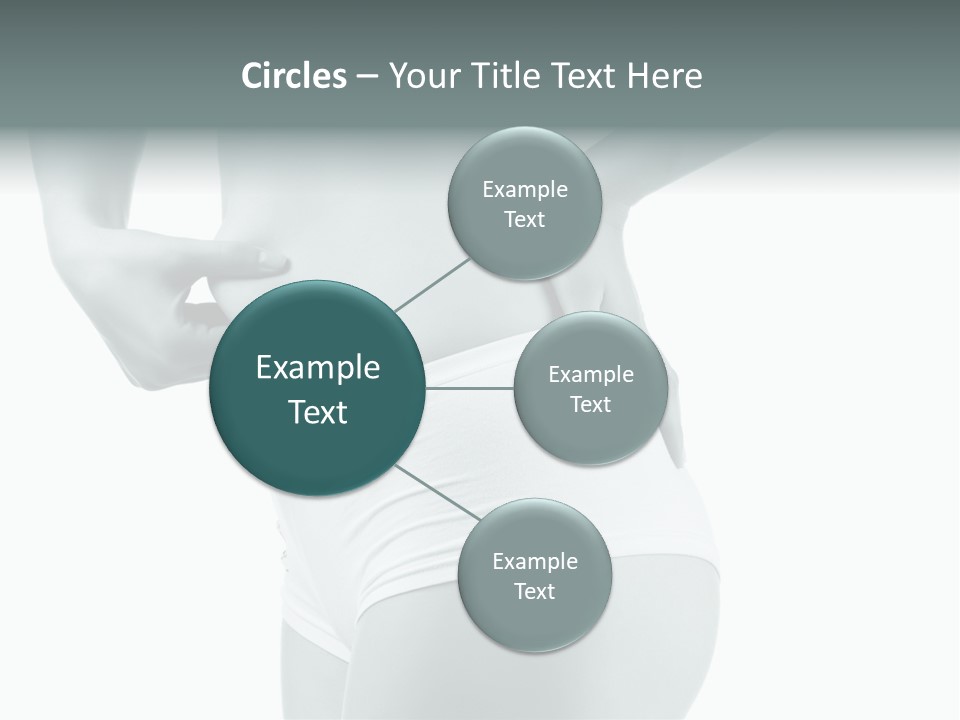 Girl Human Cellulite PowerPoint Template