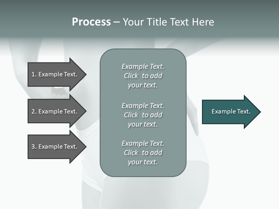 Girl Human Cellulite PowerPoint Template