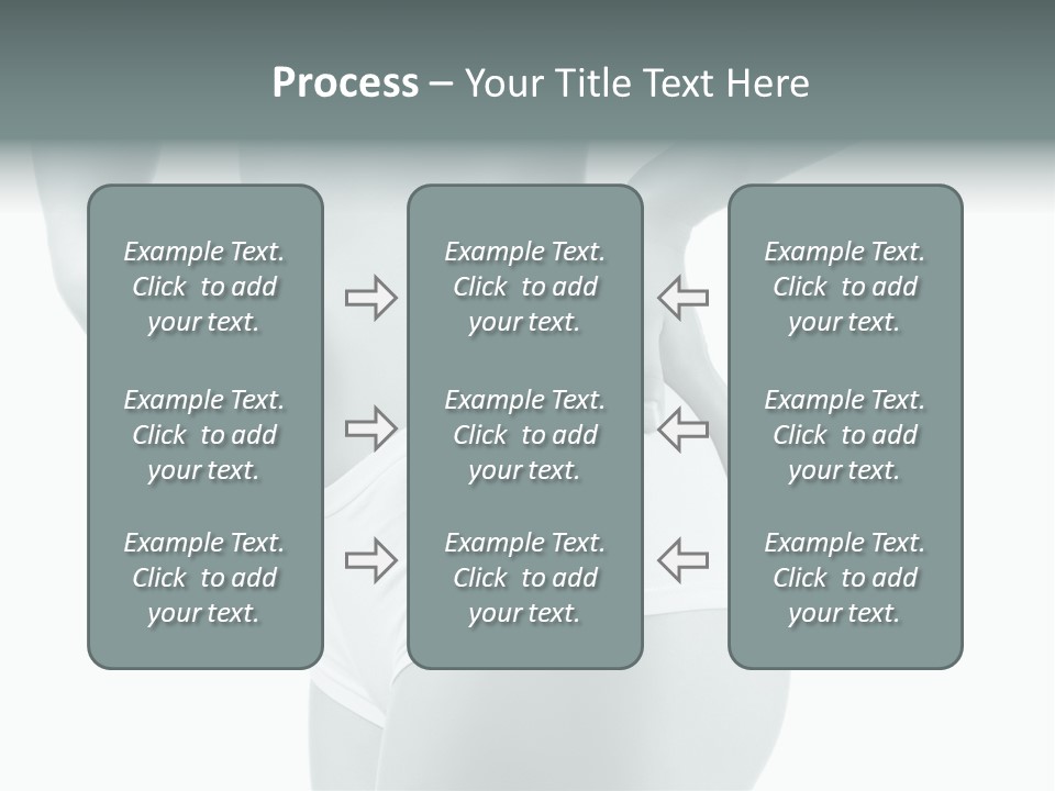 Girl Human Cellulite PowerPoint Template
