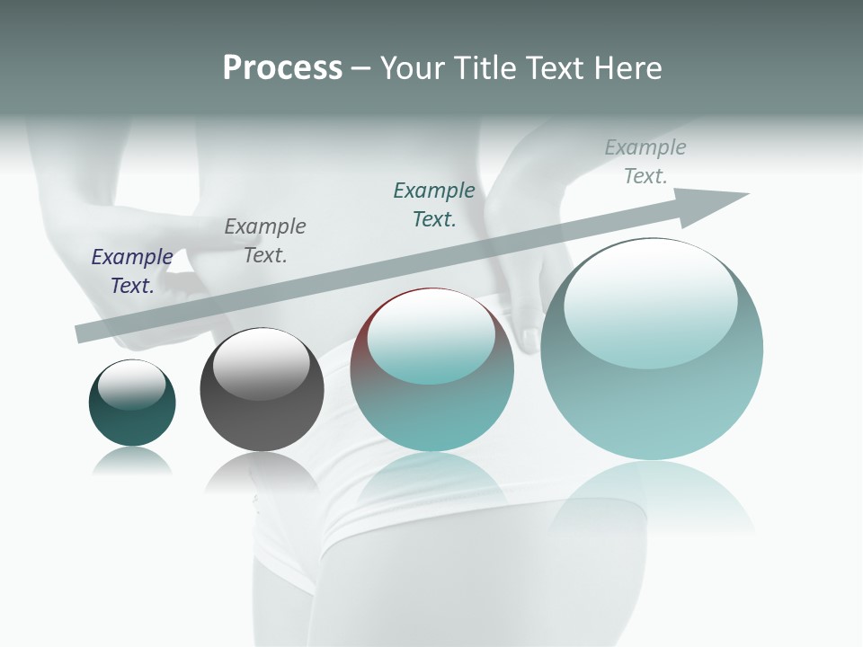 Girl Human Cellulite PowerPoint Template