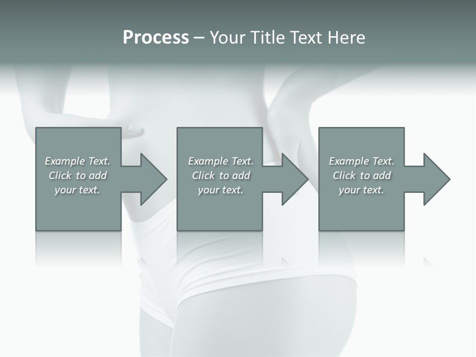 Girl Human Cellulite PowerPoint Template