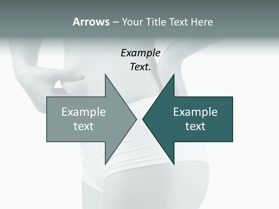 Girl Human Cellulite PowerPoint Template