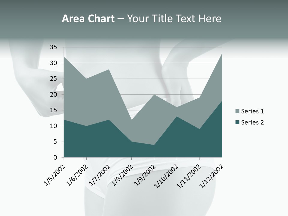 Girl Human Cellulite PowerPoint Template