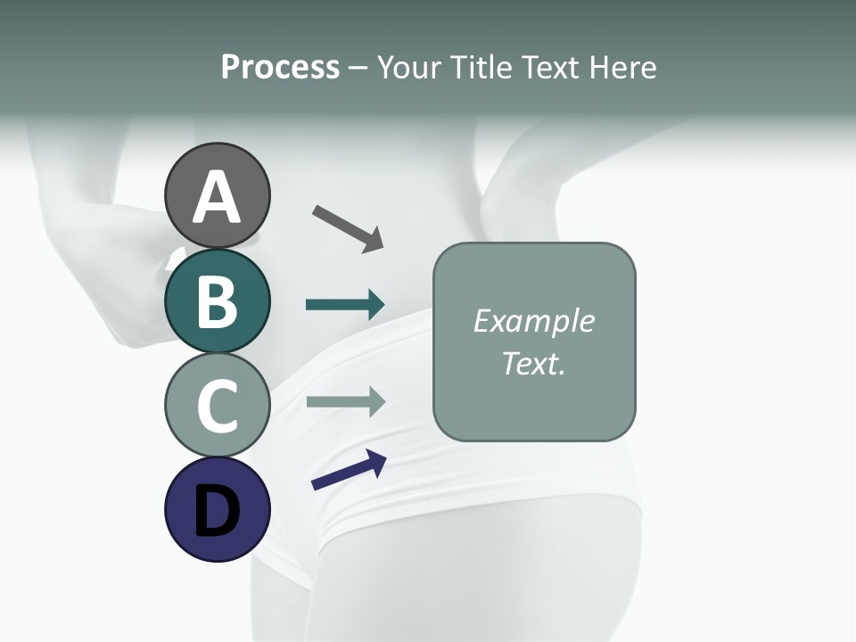 Girl Human Cellulite PowerPoint Template