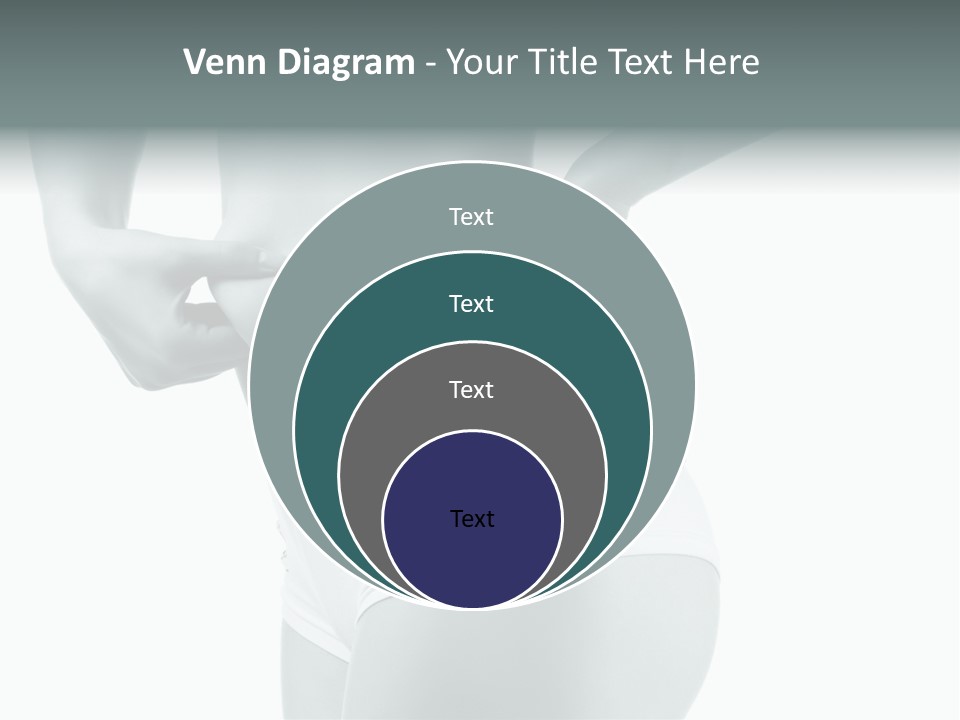 Girl Human Cellulite PowerPoint Template