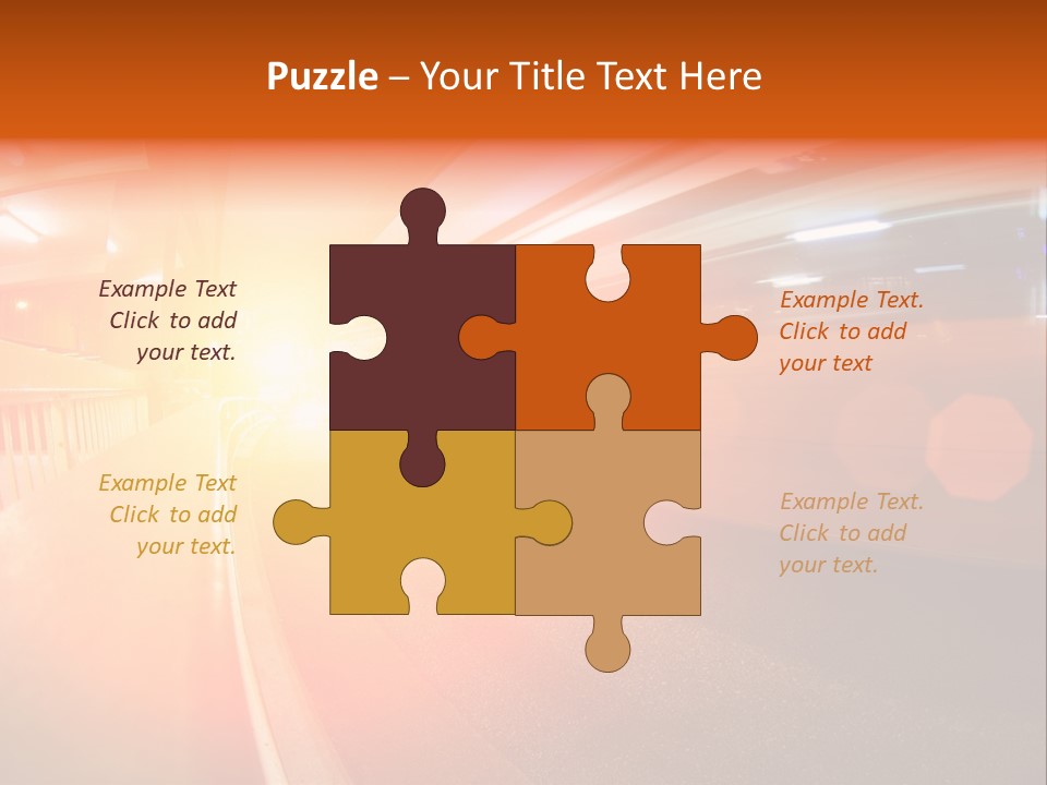 Wide Speeding Structure PowerPoint Template
