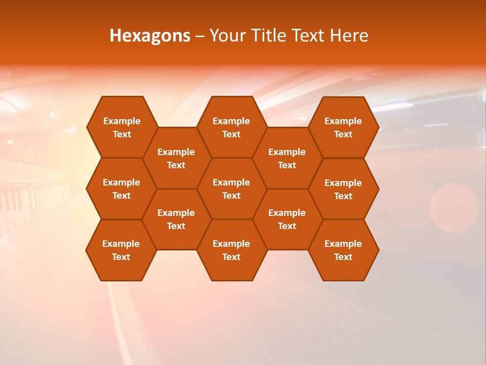 Wide Speeding Structure PowerPoint Template