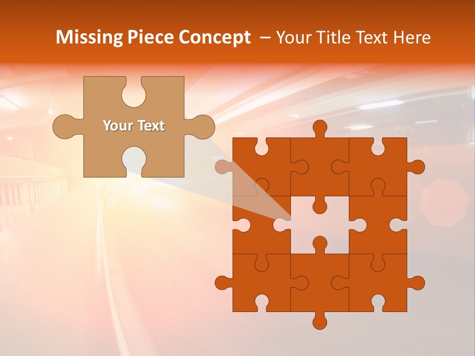 Wide Speeding Structure PowerPoint Template