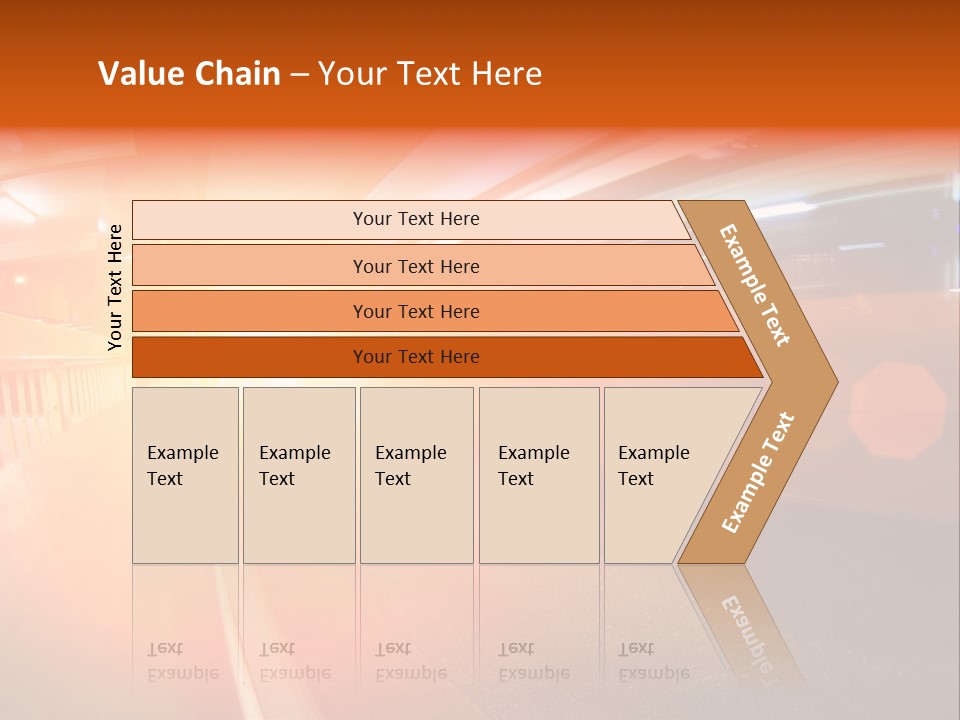 Wide Speeding Structure PowerPoint Template