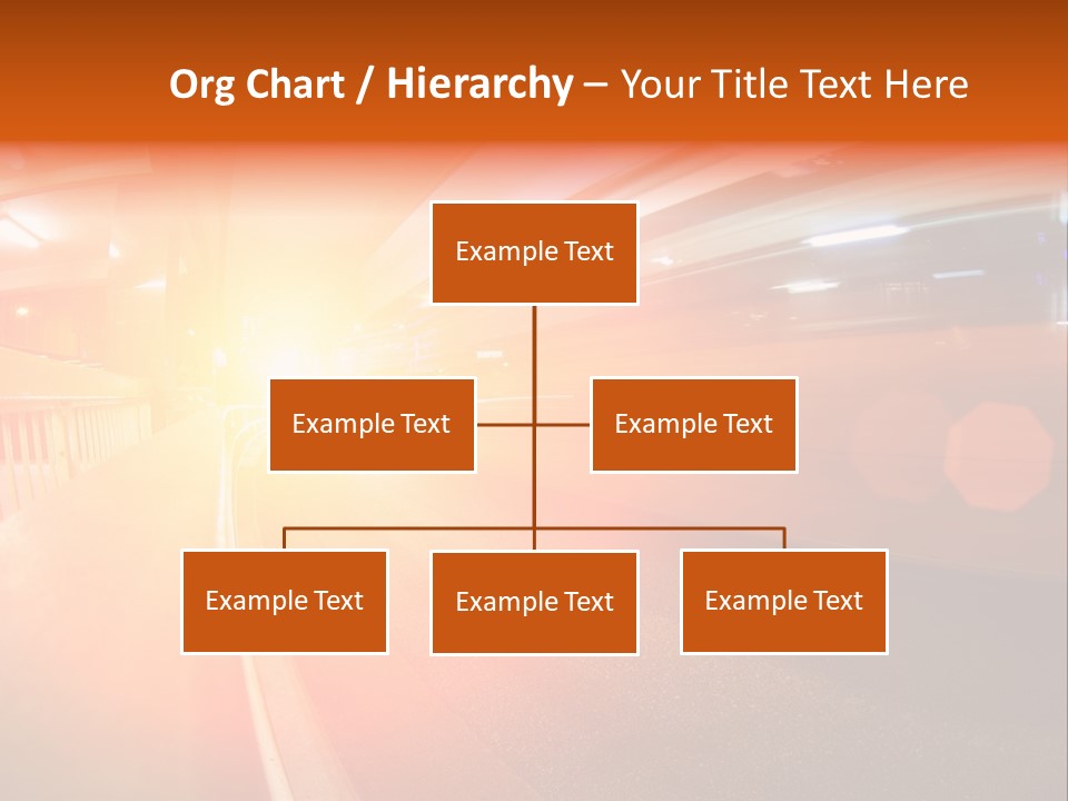 Wide Speeding Structure PowerPoint Template