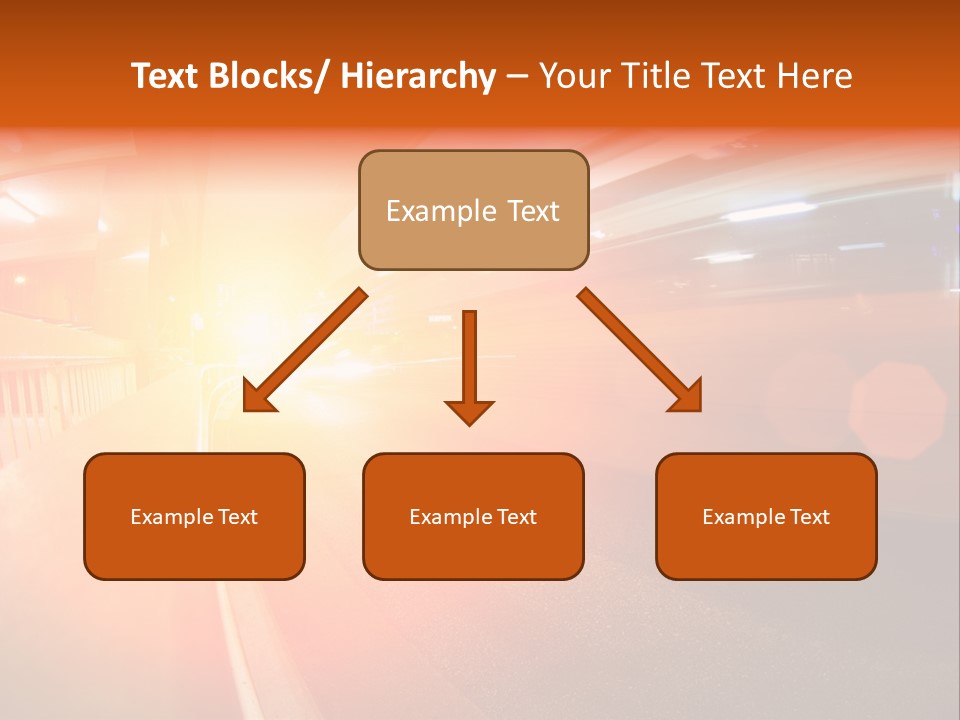 Wide Speeding Structure PowerPoint Template