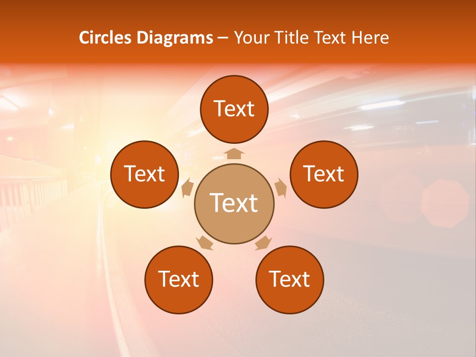 Wide Speeding Structure PowerPoint Template