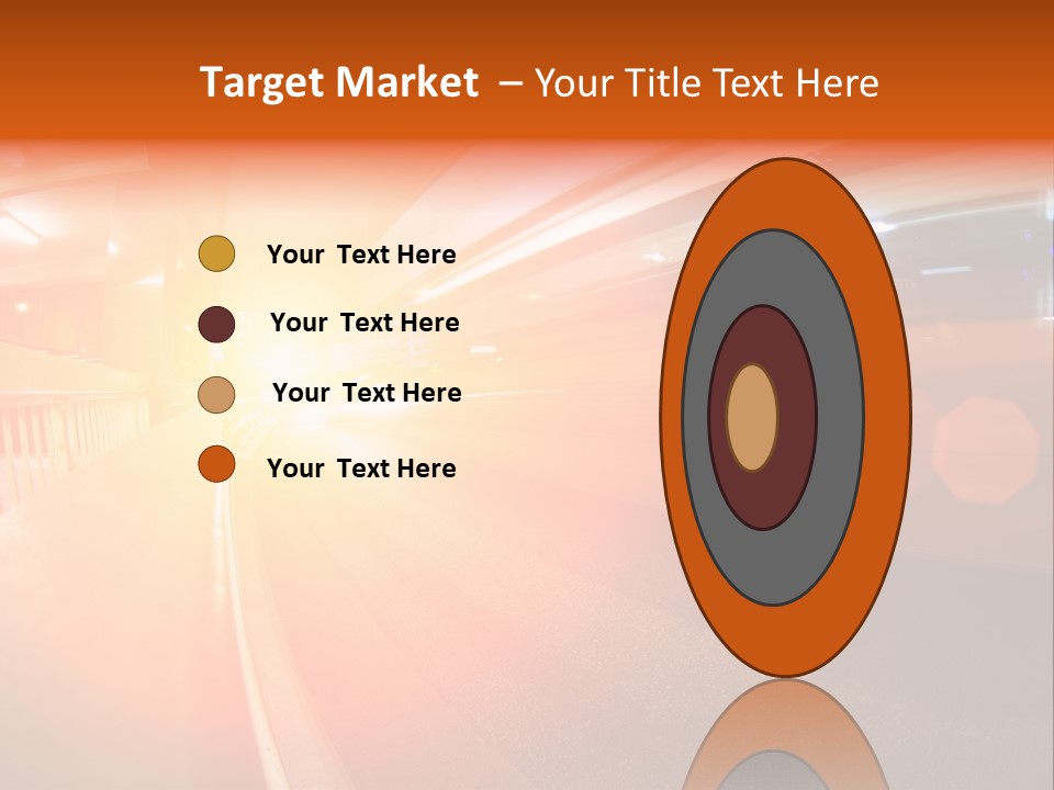 Wide Speeding Structure PowerPoint Template