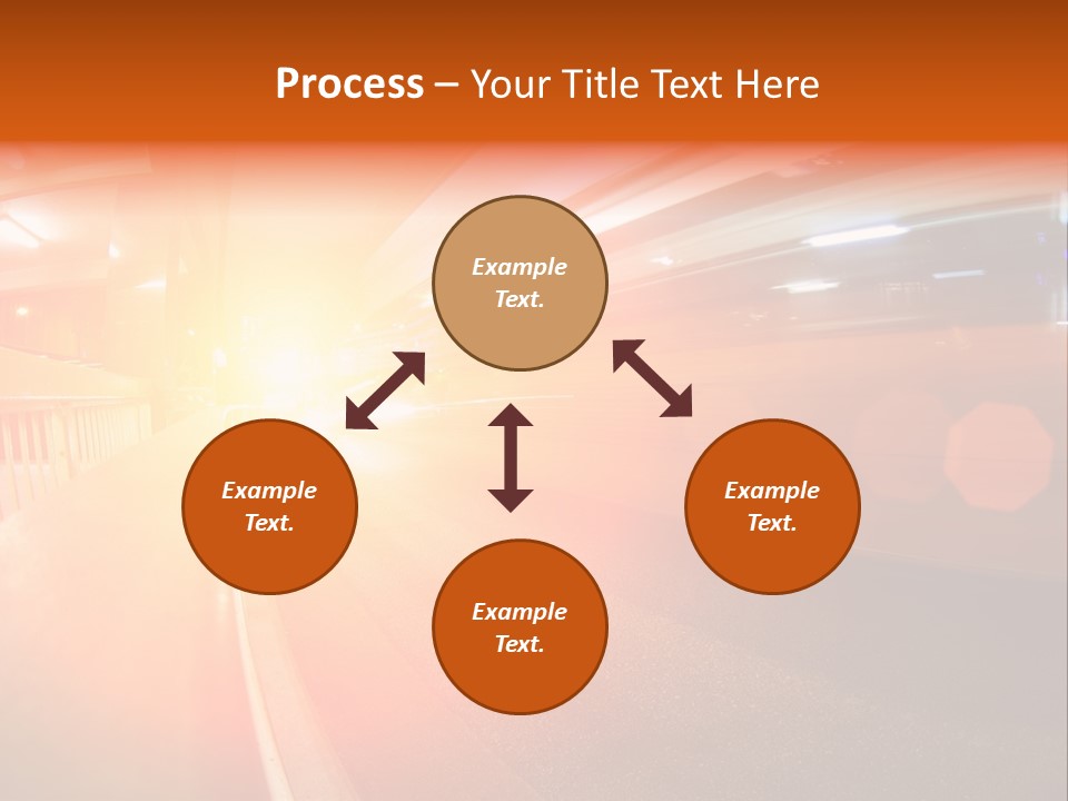 Wide Speeding Structure PowerPoint Template