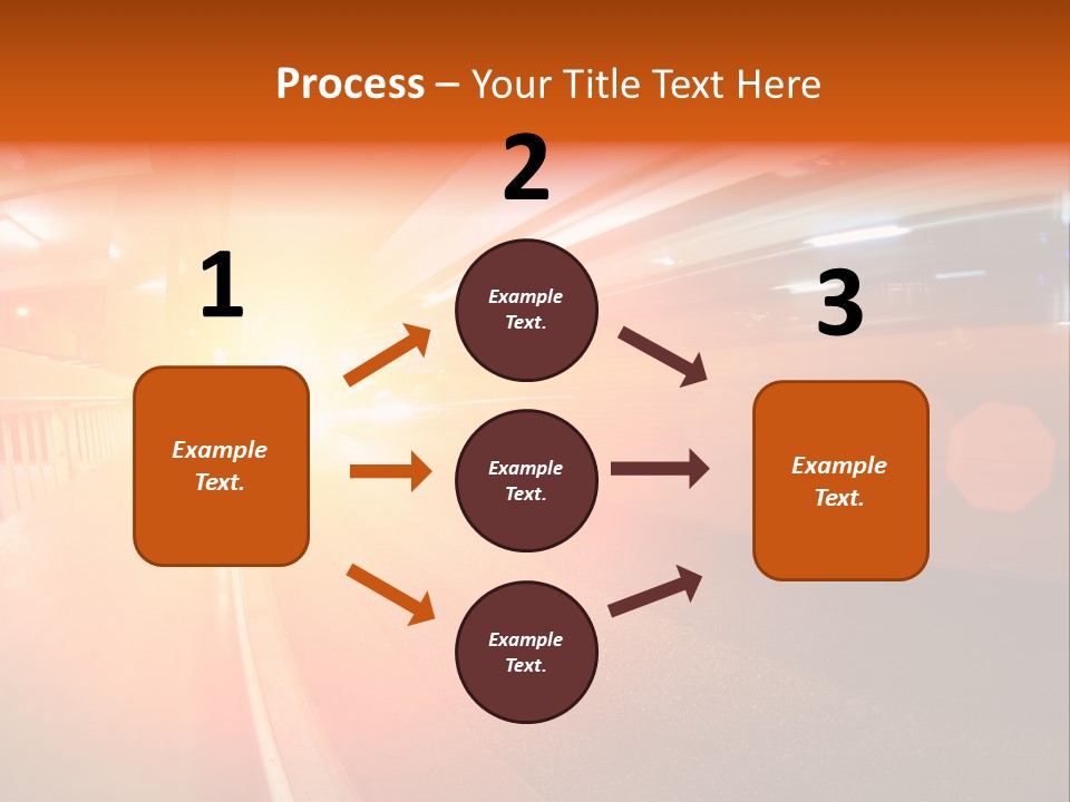 Wide Speeding Structure PowerPoint Template