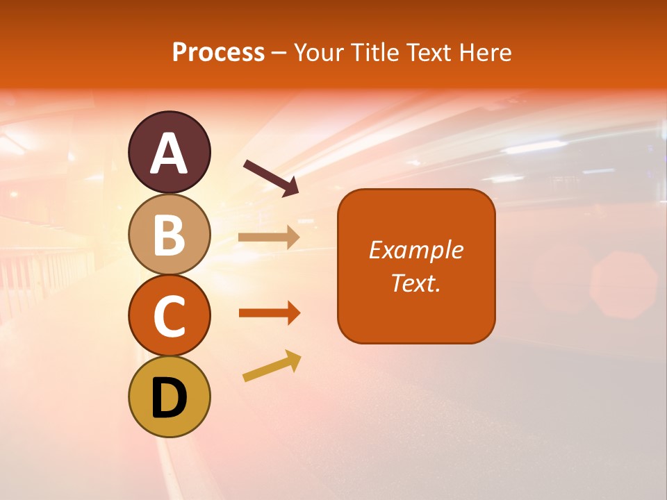 Wide Speeding Structure PowerPoint Template