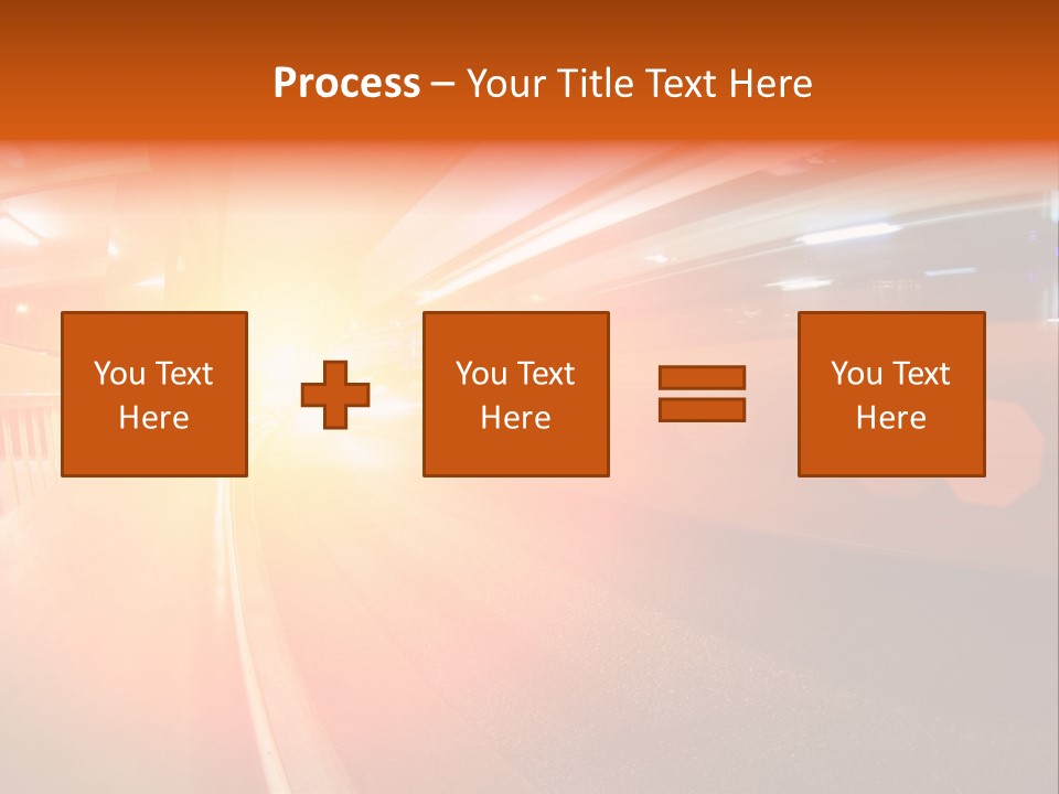 Wide Speeding Structure PowerPoint Template