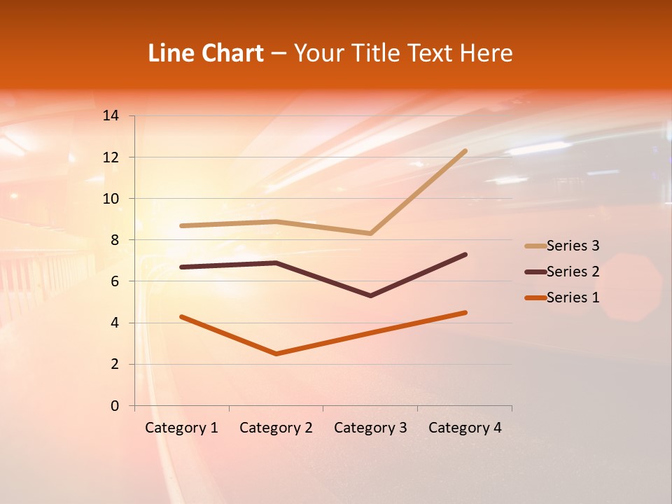 Wide Speeding Structure PowerPoint Template