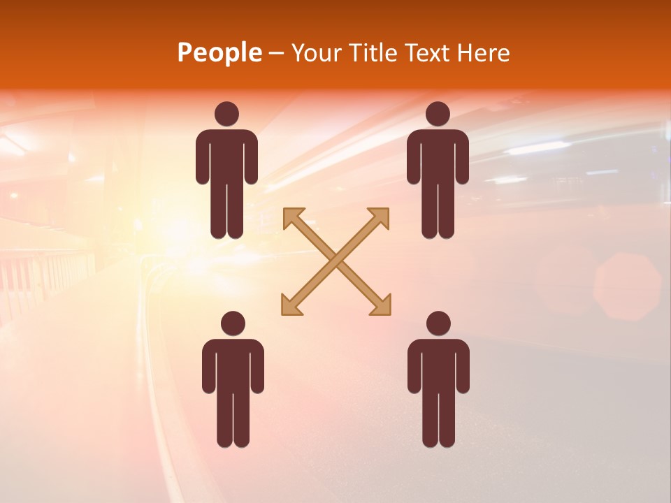 Wide Speeding Structure PowerPoint Template