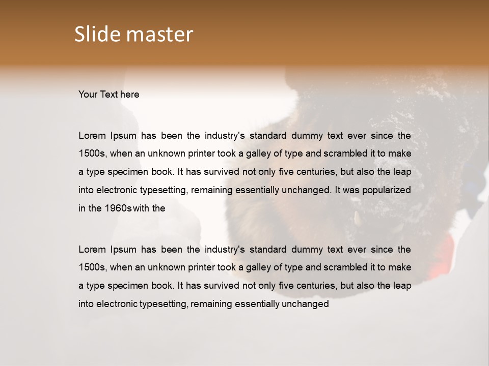 Patrol Furry Dog PowerPoint Template