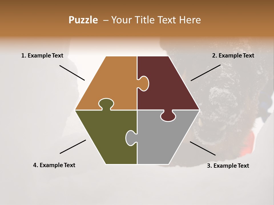 Patrol Furry Dog PowerPoint Template