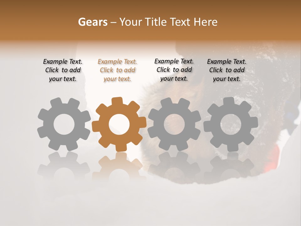 Patrol Furry Dog PowerPoint Template