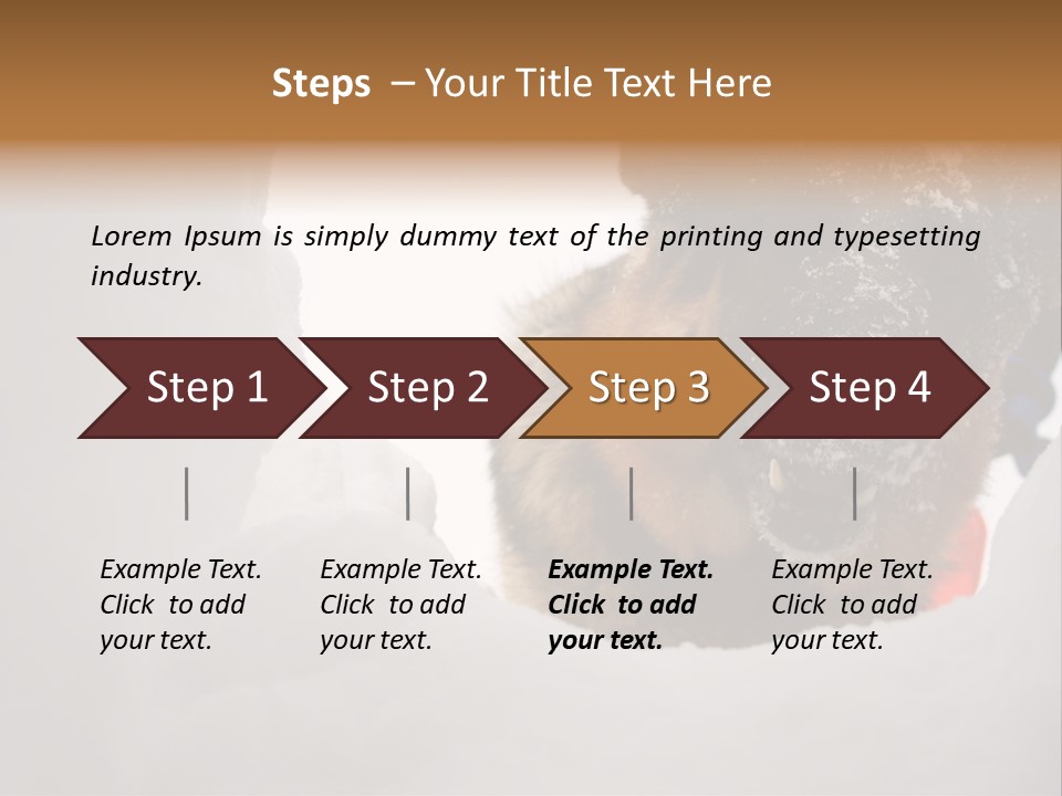 Patrol Furry Dog PowerPoint Template