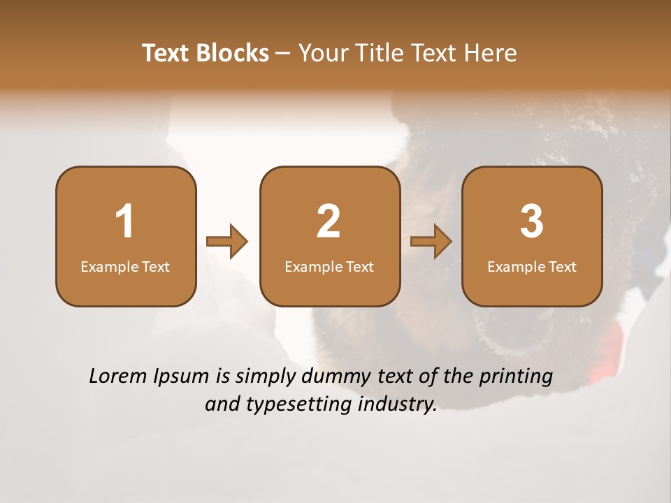 Patrol Furry Dog PowerPoint Template