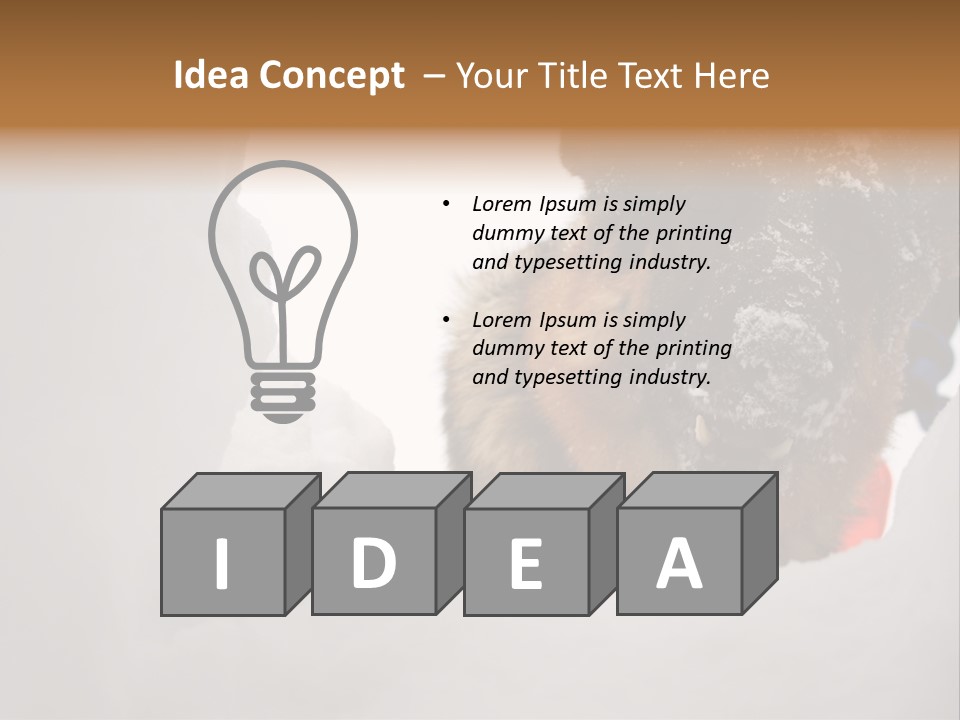 Patrol Furry Dog PowerPoint Template