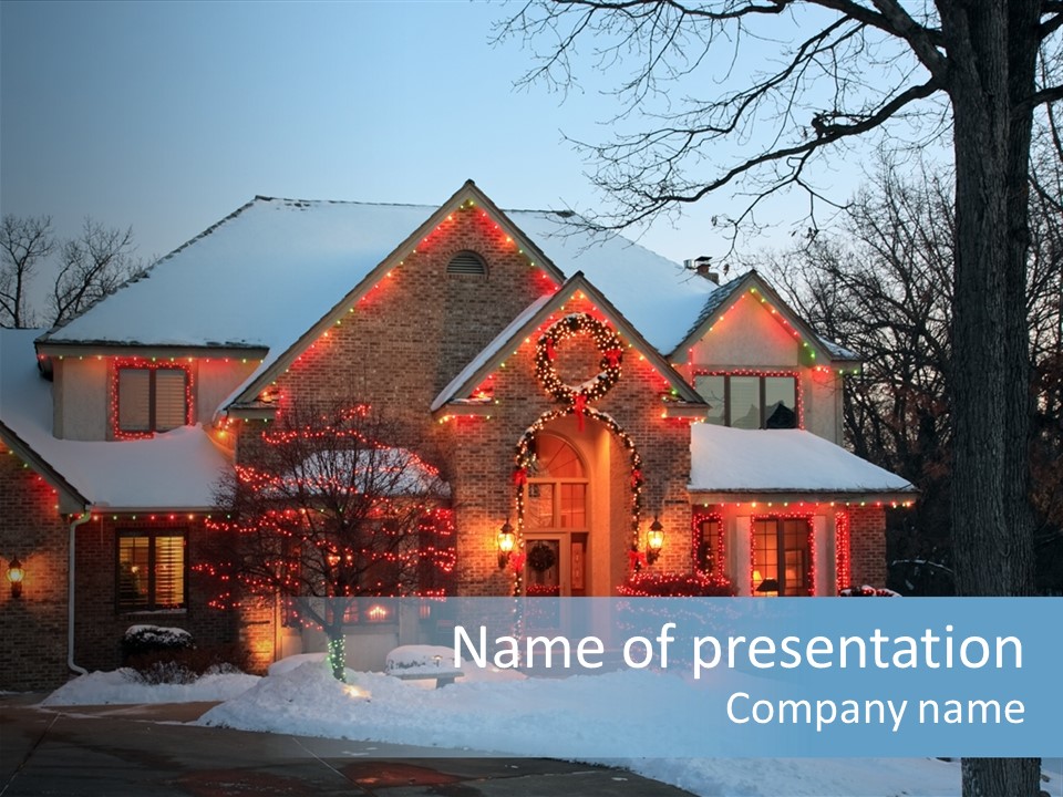 Holiday Winter Season PowerPoint Template