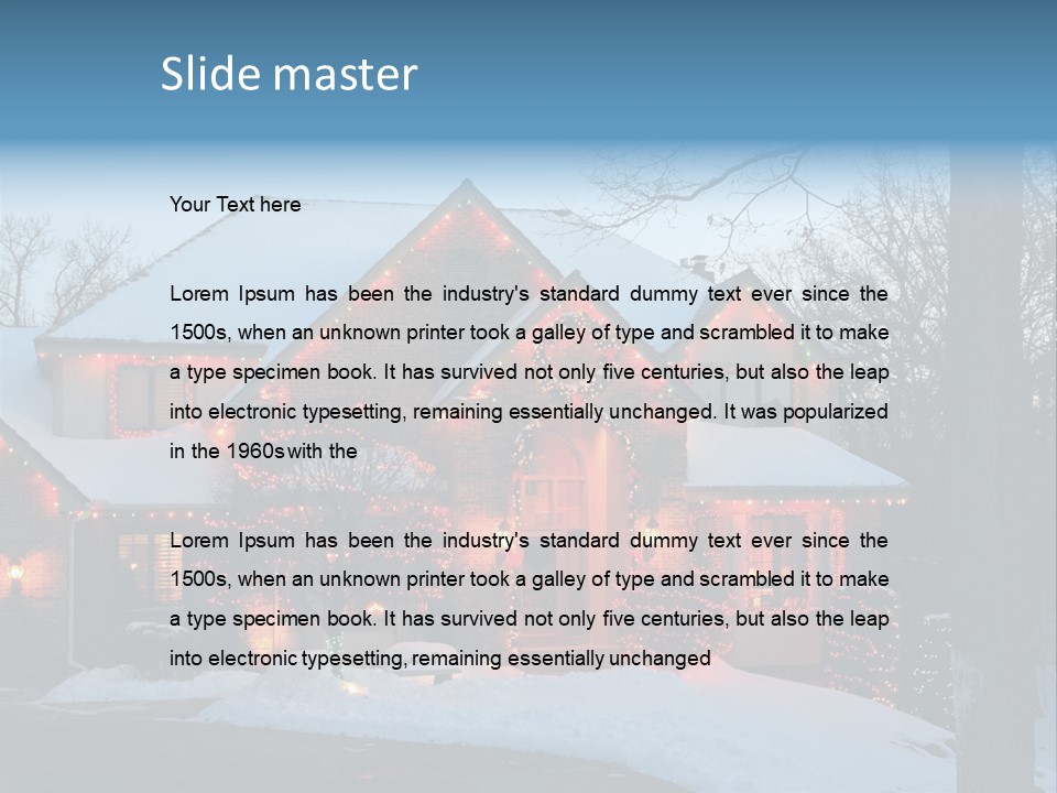 Holiday Winter Season PowerPoint Template