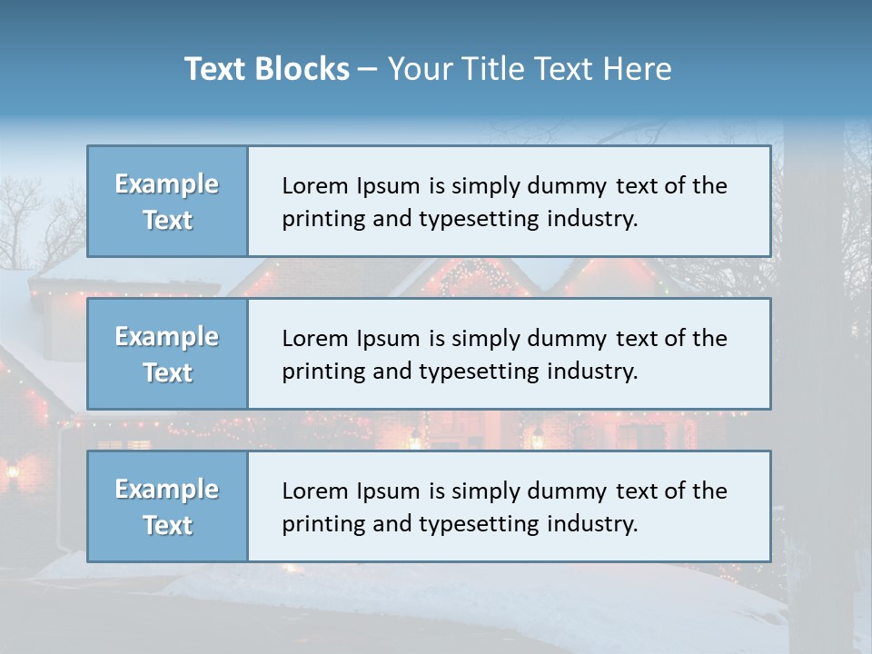 Holiday Winter Season PowerPoint Template