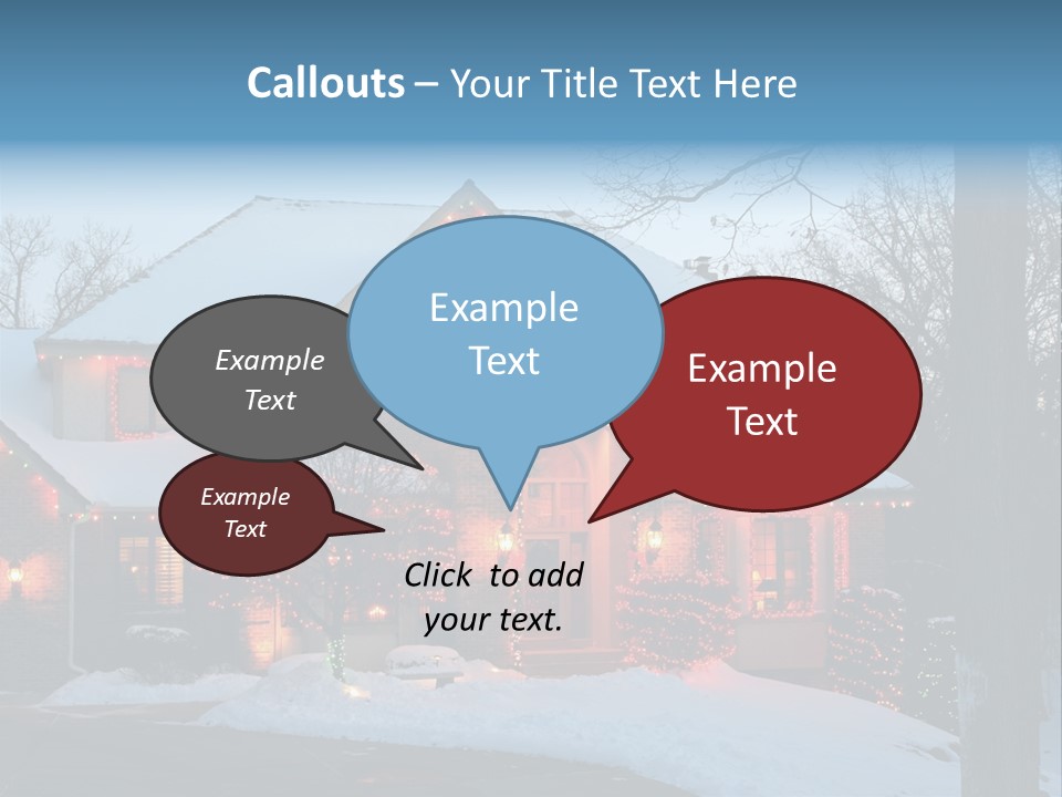 Holiday Winter Season PowerPoint Template