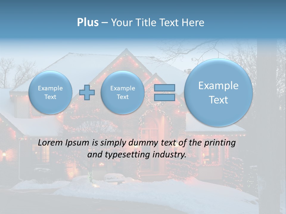Holiday Winter Season PowerPoint Template